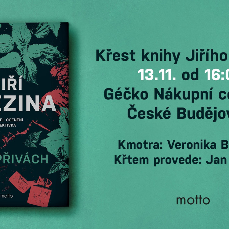 Křest nové knihy Jiřího Březiny