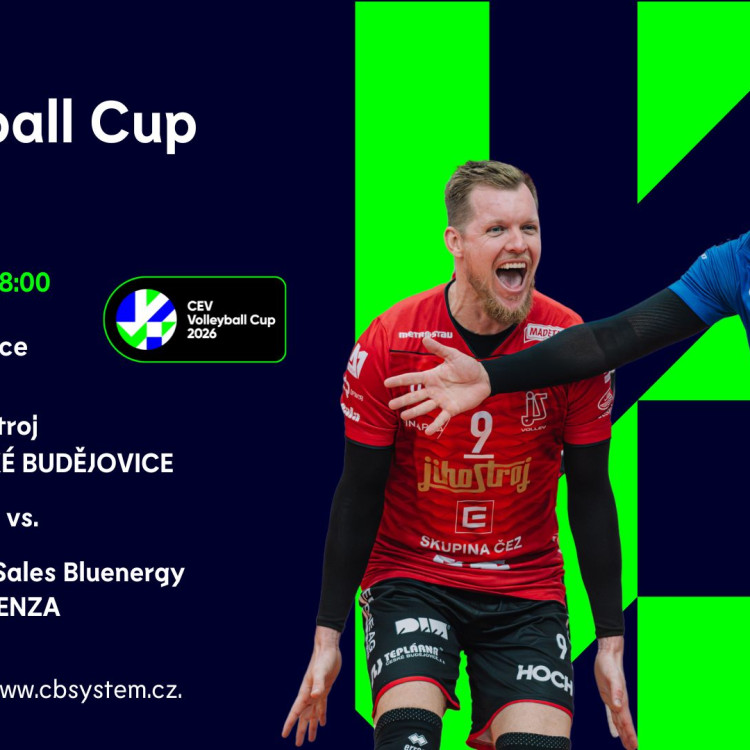 POHÁR CEV: Jihostroj vs. Piacenza