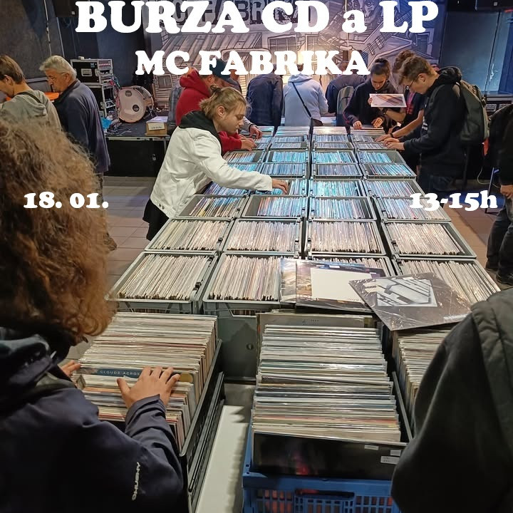 Tradiční burza hudebních nosičů.