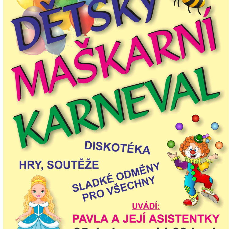 Dětský maškarní karneval 