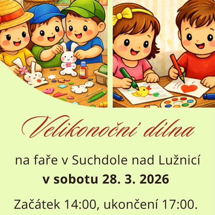 Velikonoční dílna na faře