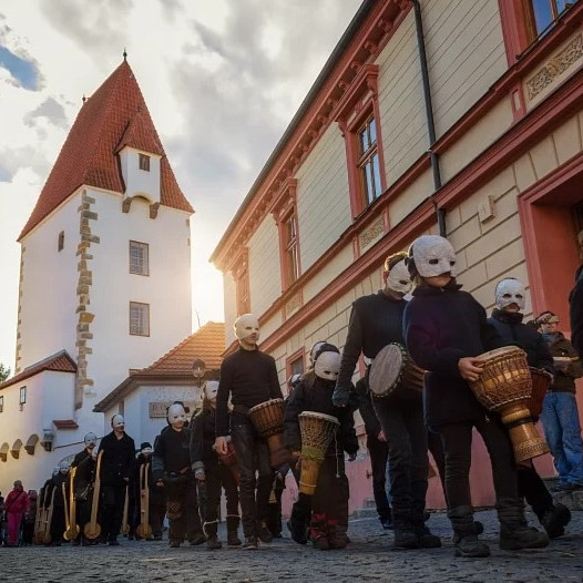 Velikonoční hrkání v Českých Budějovicích