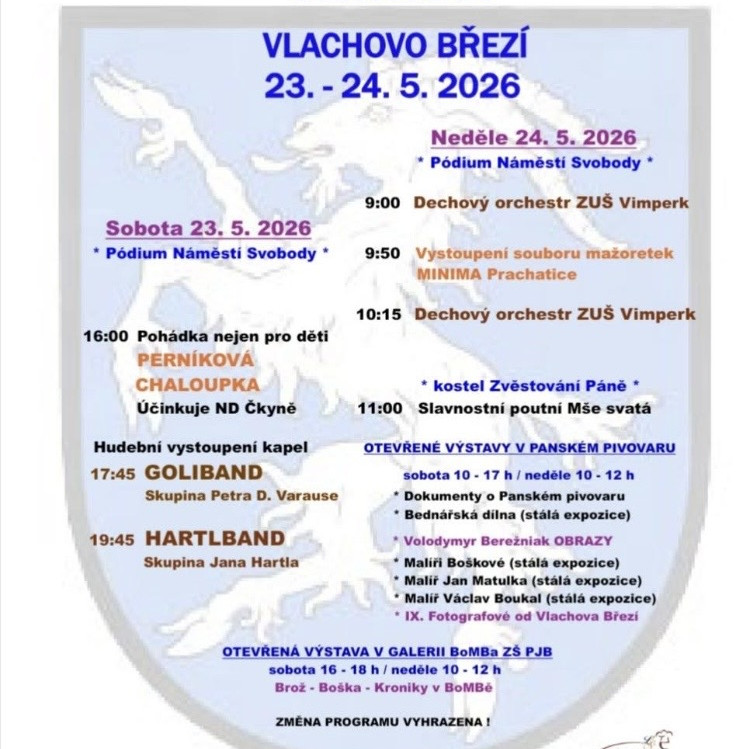 Svatodušní pouť ve Vlachově Březí