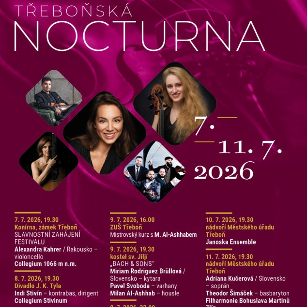 Třeboňská nocturna 2026