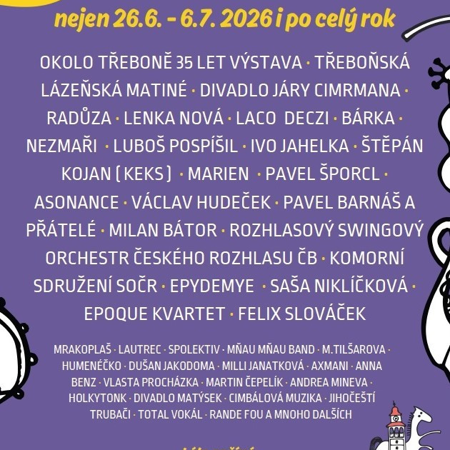Festival Okolo Třeboně 2026