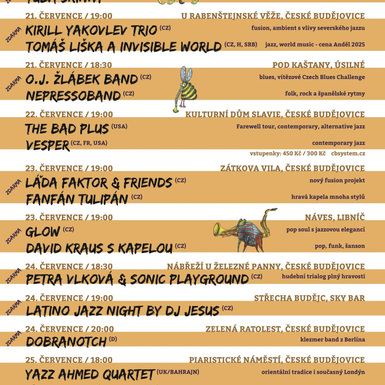 Jihočeský Jazzový Festival 2026