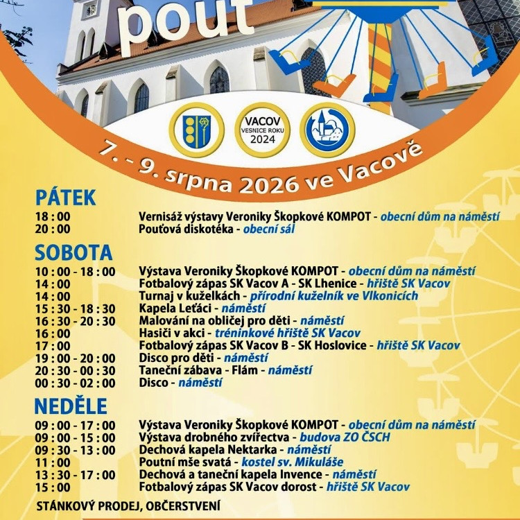 Vavřinecká pouť ve Vacově