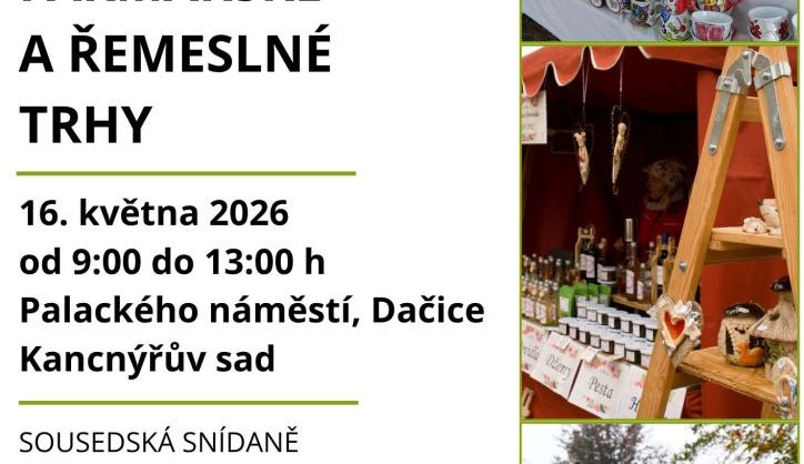 Farmářské a řemeslné trhy v Dačicích