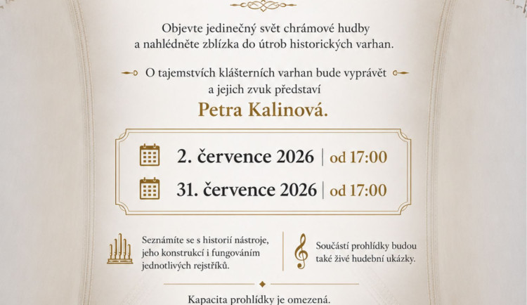 Prohlídka klášterních varhan s ukázkami