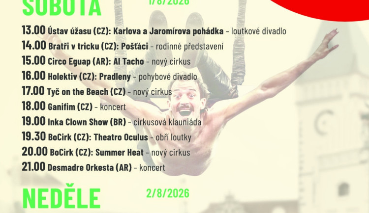 Komedianti v ulicích 2026 – mezinárodní festival pouličního divadla