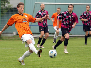 Autor první branky Roudného Tomáš Trněný