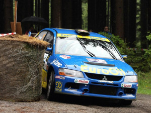 Třetí nejrychlejší posádka soutěže - Václav Pech a Petr Uhel