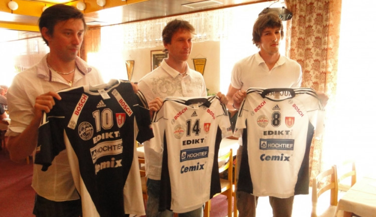 Jakub Novotný, Petr Zapletal a Filip Habr (zleva).