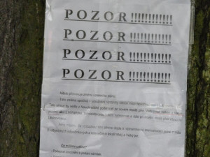 "Jižní spojka" - upozornění