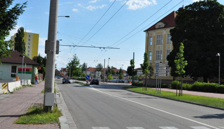 "Jižní spojka" - ulice B. Němcové