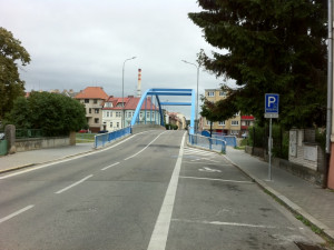 Modrý most u polikliniky Jih v Českých Budějovicích se uzavře pro motoristy