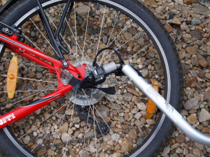 Vozítko za kolo- systém uchycení