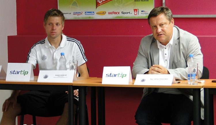 Tisková konference: David Horejš a Jiří Kotrba.
