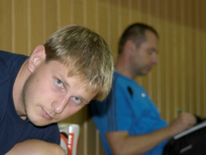 Nováček v reprezentaci Radek Mach.