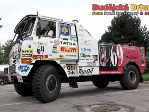Tatra 815, se kterou Karel Loprais třikrát vyhrál dakarskou rallye