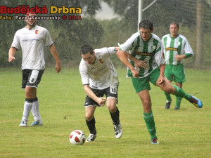 Roudenský Martin Lerch (vpravo) v přetlačované s temelínským Vladimírem Profantem