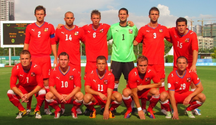 Akademici České republiky před zápasem proti Ukrajině