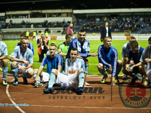 Po zápase s AS Řím měli hráči Slovanu důvod k úsměvu, populární Kláda je v popředí