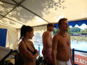 ještěři se občerstvují