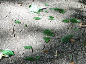 střepy ve Stromovce