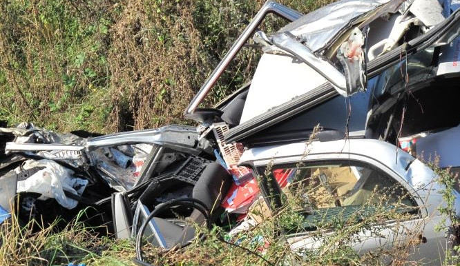 Nehoda na přejezdu v Rožnově