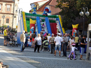 Slavnosti vína - náměstí - atrakce pro děti