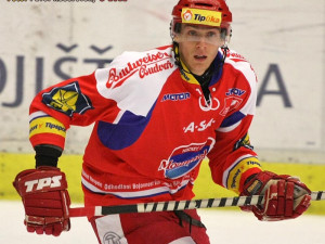 Roman Vráblík si připsal proti Plzni svoji první extraligovou trefu