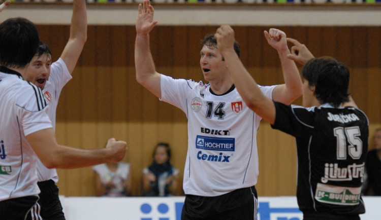 Radost volejbalistů Jihostroje