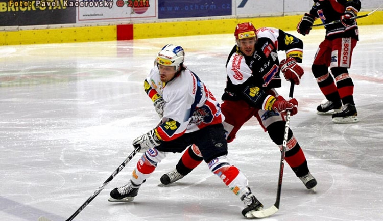 Pardubický kapitán Petr Koukal se proti Motoru trefil dvakrát