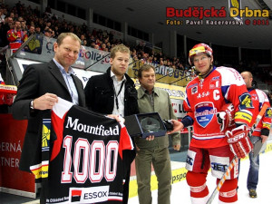 Kapitán Mountfieldu František Ptáček nastoupil do 1000. extraligového zápasu