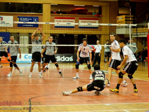 Domácí libero David Juračka na příjmu