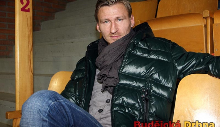 Opora fotbalové Sigmy Olomouc Marek Heinz v hale Jihostroje