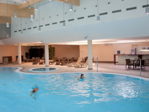 Wellness - bazén a relaxační zona.