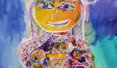 Obraz Jindry Mika Milující máma byl vydražen za 85 tisíc