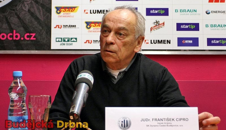 Trenér fotbalistů Dynama České Budějovice František Cipro