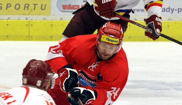 David Kuchejda je autorem posledního gólu Mountfieldu ve finálovém turnaji European Trophy