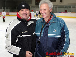 Trenéři Jiří Fedur (vlevo) a Jan Rosický
