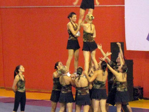 Hell´s Cheerleaders České Budějovice na soutěži v Praze
