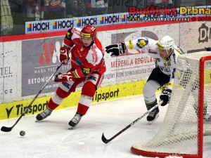 Petr Gřegořek stíhá Rudolfa Červeného