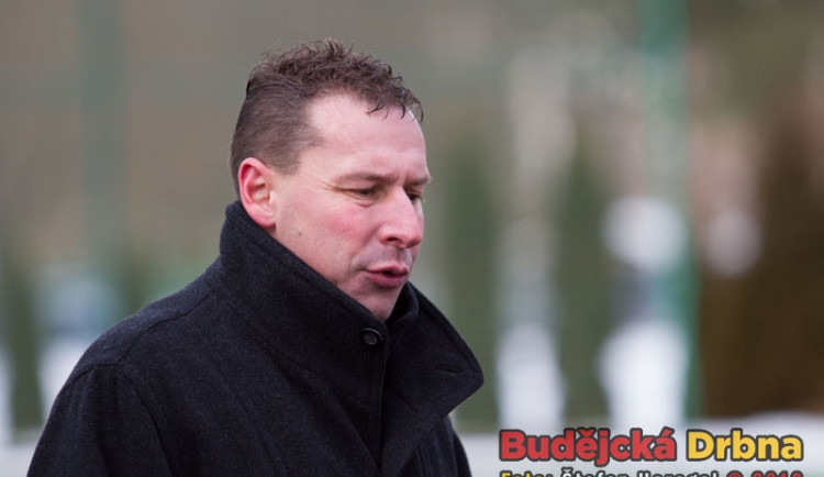 Trenér fotbalistů Hluboké Milan Borový