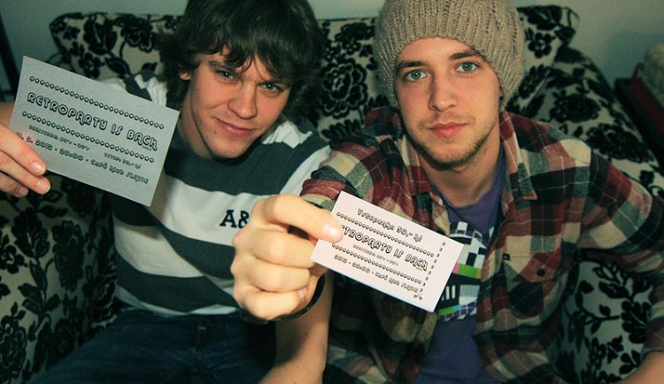 Organizátoři Retroparty Petr Klika (vlevo) a Vojtěch Šolta