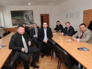 Na návštěvě u ředitele letiště v Plané