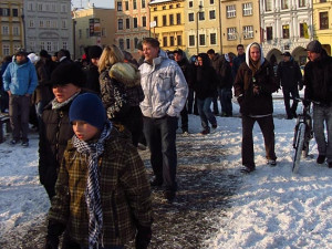 Budějcký protest proti dohodě ACTA