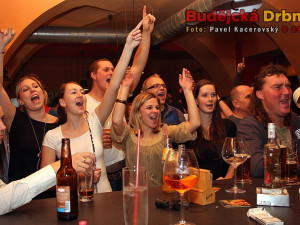 Na koncert kapely svého táty přišel i Štěpán Hebík spolu s Adamem Glowaczem z kapely Pub Animals