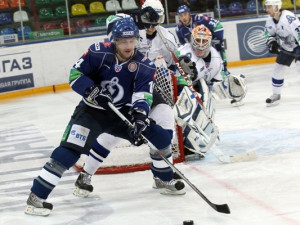 Filip Novák za brankou Nižněkamsku